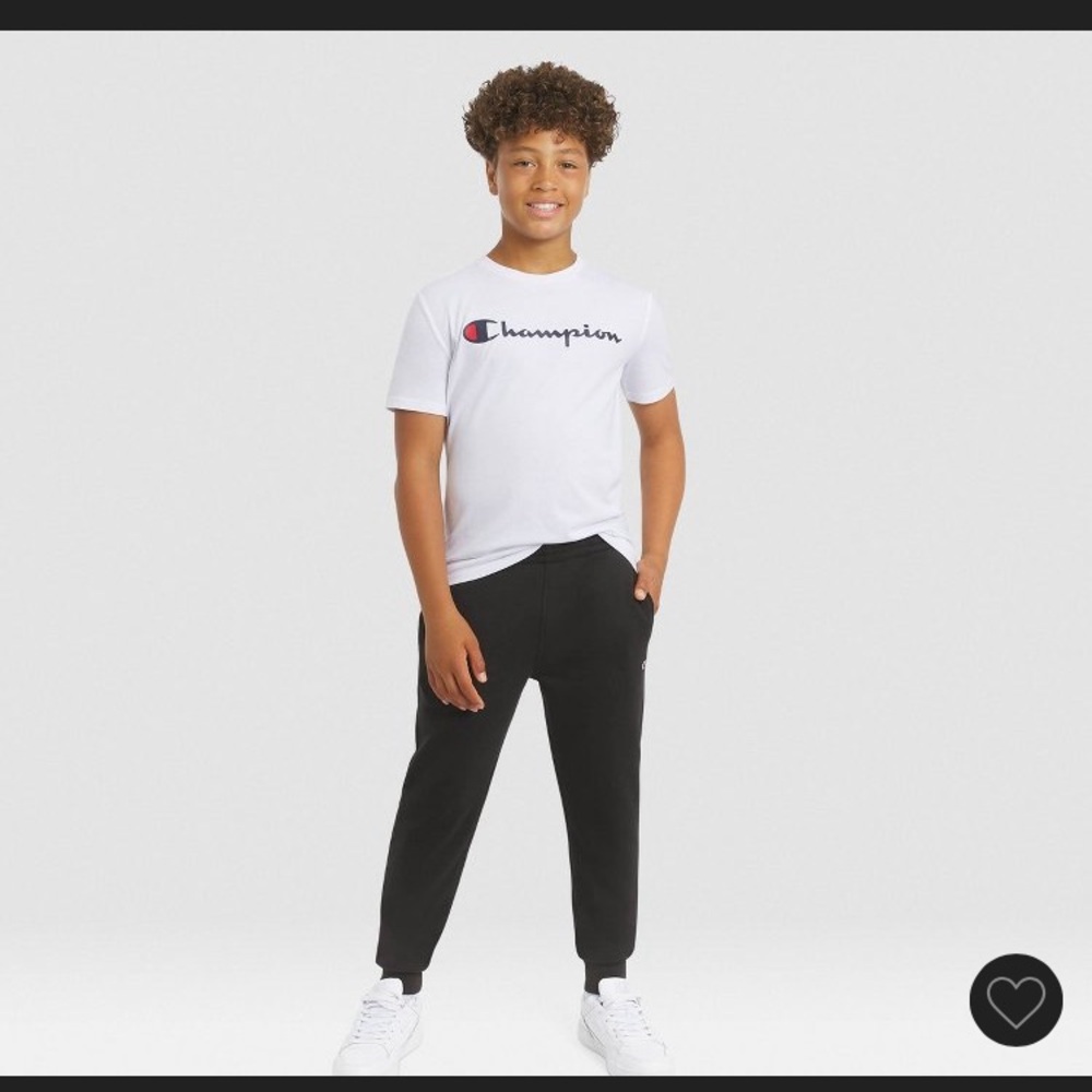 Brand new Champion Black Sweatpants boys size Medium 10-12